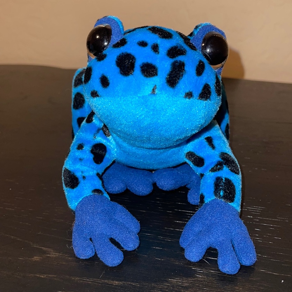 Blue Dart Poison Frog Plush 24k Company Frog Culture